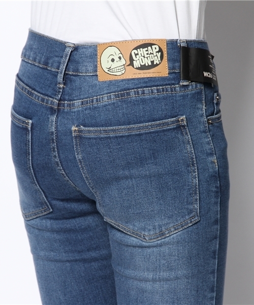 BEAUTY&YOUTH UNITED ARROWS(ビューティーアンドユースユナイテッドアローズ)の「BYBC CCHEAP MONDAY ブルーインディゴスキニー Ψ◆(デニムパンツ・レディース・ネイビー・26/27/28)」の4枚目の写真