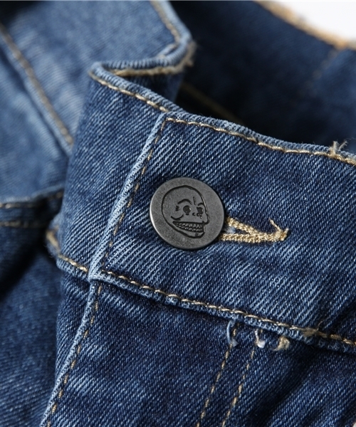 BEAUTY&YOUTH UNITED ARROWS(ビューティーアンドユースユナイテッドアローズ)の「BYBC CCHEAP MONDAY ブルーインディゴスキニー Ψ◆(デニムパンツ・レディース・ネイビー・26/27/28)」の6枚目の写真