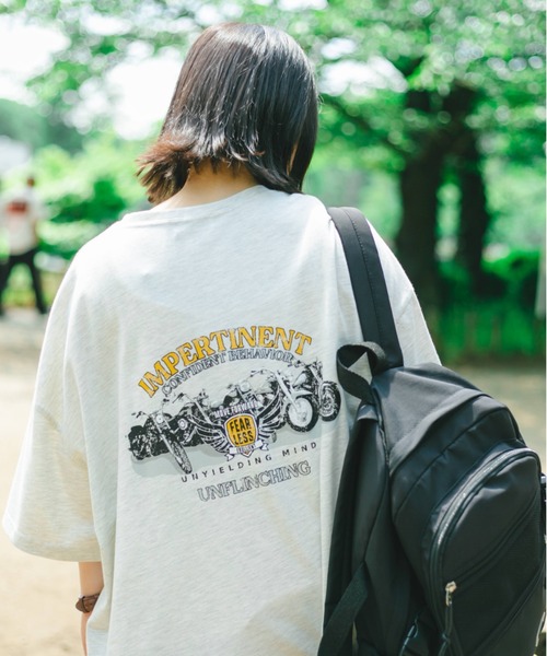 nemne store（ネンネストア）の「のびのびといきるアソートプリントTシャツ（Tシャツ/カットソー・レディース・ホワイト/ベージュ/オフホワイト/オレンジ/ブルー/アイボリー/ベージュ系その他/スミクロ・フリー）」の15枚目の写真