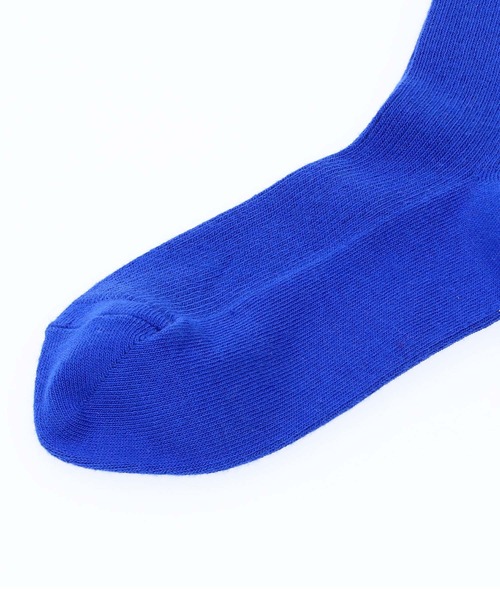 X-girl（エックスガール）の「EMBROIDERED SUNFLOWER LOGO RIB SOCKS（ソックス/靴下・レディース・ブラック/レッド/ブルー/ホワイト・ONE SIZE）」の6枚目の写真