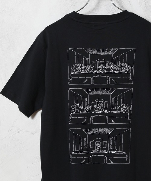 ALWAYS GOOD TIME(オルウェイズグッドタイム)の「【OVAL DICE/オーバルダイス】アートワークプリントTシャツ(ザ・トゥエルブ・アポストルズ)(Tシャツ/カットソー・メンズ・ホワイト/ブラック/ベージュ/サックスブルー・LL/M/L)」の3枚目の写真