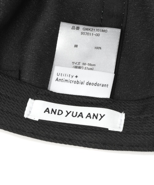 GLOBAL WORK（グローバルワーク）の「AND YUA ANY/オリジナルロゴCAP/957011（キャップ・キッズ・ブラック/ベージュ/ライトグリーン/パープル系その他2/ネイビー・FREE）」の15枚目の写真