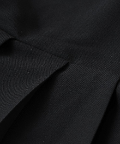 NANO universe（ナノユニバース）の「【WEB限定】プリーツジャンパースカート ノースリーブ（ジャンパースカート・レディース・カーキ/ブラック/ベージュ・マルチサイズ）」の4枚目の写真