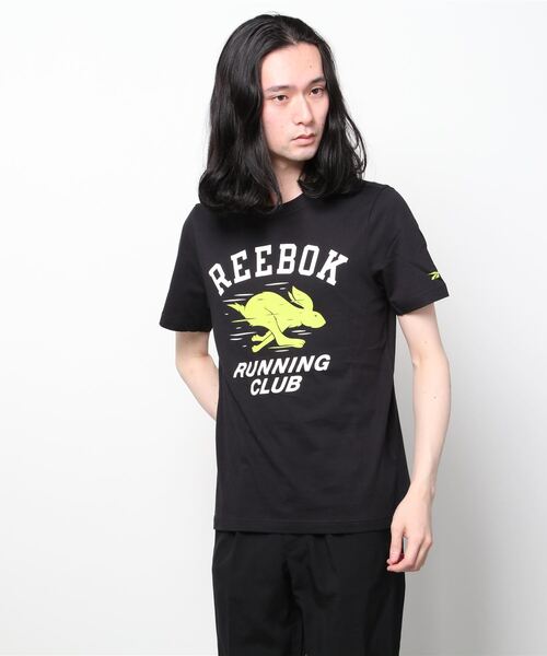 Reebok(リーボック)の「ランニング ノベルティ グラフィック Tシャツ / Running Novelty Graphic T-Shirt(Tシャツ/カットソー・メンズ・ヘザーグレー/ブラック・SMALL/MEDIUM/LARGE/X-LARGE/XX-LARGE/X-SMALL/XXX-LARGE)」の14枚目の写真