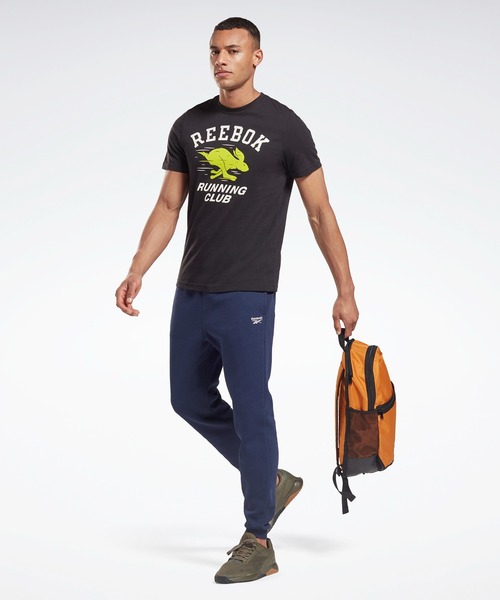 Reebok(リーボック)の「ランニング ノベルティ グラフィック Tシャツ / Running Novelty Graphic T-Shirt(Tシャツ/カットソー・メンズ・ヘザーグレー/ブラック・SMALL/MEDIUM/LARGE/X-LARGE/XX-LARGE/X-SMALL/XXX-LARGE)」の13枚目の写真
