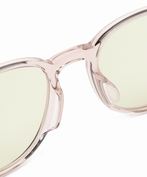 Zoff(ゾフ)の「【Zoff×relume/ゾフ】”THIN”ボスリントン PINK/green(サングラス・メンズ・ピンク・FREE)」の4枚目の写真