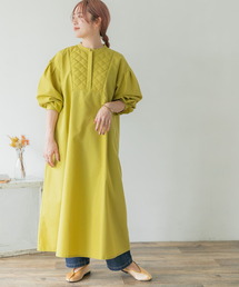 フロントキルトシャツワンピース