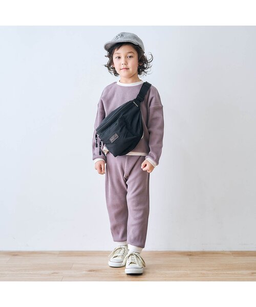 apres les cours（アプレレクール）の「ボディバック（ボディバッグ/ウエストポーチ・キッズ・ブラック/ベージュ・FREE）」の6枚目の写真