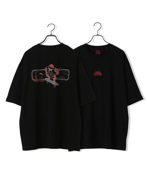 RAGEBLUE（レイジブルー）の「【築地銀だこ】コラボプリントTシャツ/959781（Tシャツ/カットソー・メンズ・ブラック系その他/ブラック/ベージュ/その他4/その他5/ダークブラウン/グリーン/オフホワイト/ホワイト/レッド/グレー系その他・MEDIUM/LARGE）」の4枚目の写真