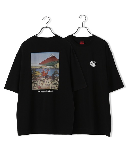 RAGEBLUE（レイジブルー）の「【築地銀だこ】コラボプリントTシャツ/959781（Tシャツ/カットソー・メンズ・ブラック系その他/ブラック/ベージュ/その他4/その他5/ダークブラウン/グリーン/オフホワイト/ホワイト/レッド/グレー系その他・MEDIUM/LARGE）」の5枚目の写真