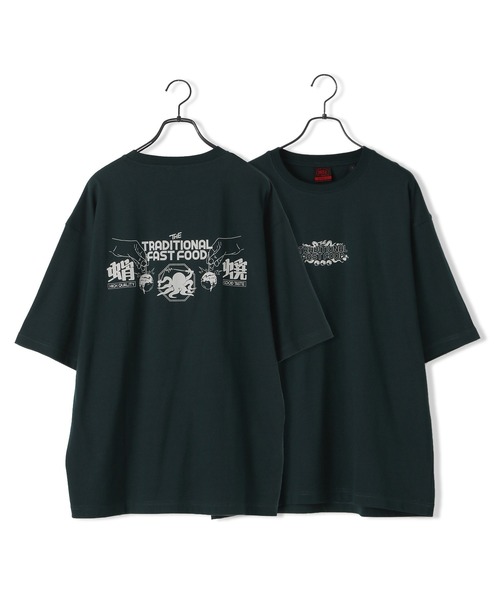 RAGEBLUE（レイジブルー）の「【築地銀だこ】コラボプリントTシャツ/959781（Tシャツ/カットソー・メンズ・ブラック系その他/ブラック/ベージュ/その他4/その他5/ダークブラウン/グリーン/オフホワイト/ホワイト/レッド/グレー系その他・MEDIUM/LARGE）」の8枚目の写真