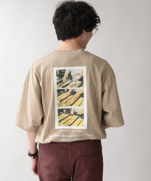 RAGEBLUE（レイジブルー）の「【築地銀だこ】コラボプリントTシャツ/959781（Tシャツ/カットソー・メンズ・ブラック系その他/ブラック/ベージュ/その他4/その他5/ダークブラウン/グリーン/オフホワイト/ホワイト/レッド/グレー系その他・MEDIUM/LARGE）」の13枚目の写真