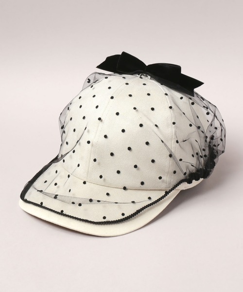CA4LA(カシラ)の「CF REMOVAL(キャップ・レディース・ホワイト/ブラック・ONESIZE)」の2枚目の写真