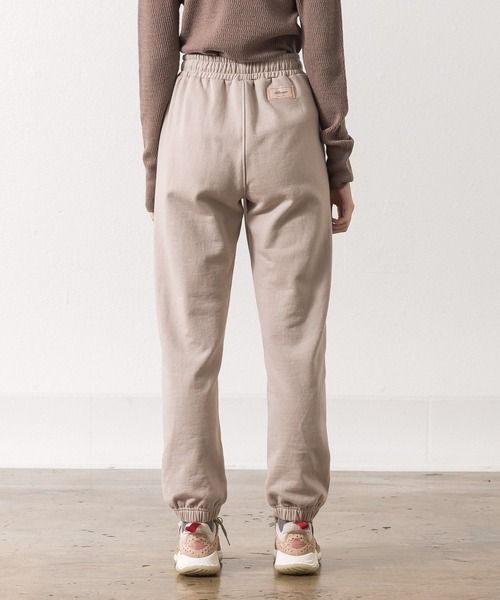 ALLUMER（アリュメール）の「スウェットジョガーパンツ（スウェットパンツ・レディース・ブラック/ベージュ/ピンク/グリーン/アイボリー/サンドベージュ・1）」の8枚目の写真