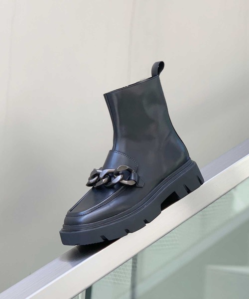 ASH（アッシュ）の「【URBAN CHAIN】チェーンブーツ（ブーツ・レディース・ブラック・35/36/38/37/39）」の3枚目の写真