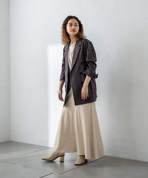 mystic(ミスティック)の「ダブルテーラージャケット(テーラードジャケット・レディース・ベージュ/ブラウン/オリーブ・FREE)」の15枚目の写真