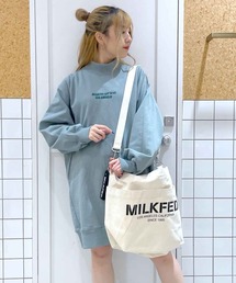 MILKFED. | MINI EMBROIDERED SWEAT DRESS(ワンピース)