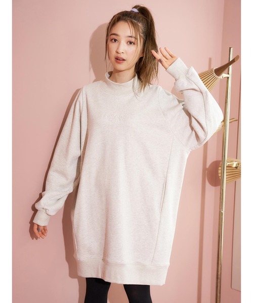 MILKFED.(ミルクフェド)の「MINI EMBROIDERED SWEAT DRESS(ワンピース・レディース・ベージュ/オフホワイト/ブラック/ライトグリーン・ONE SIZE)」の5枚目の写真