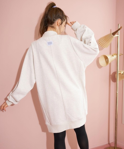 MILKFED.(ミルクフェド)の「MINI EMBROIDERED SWEAT DRESS(ワンピース・レディース・ベージュ/オフホワイト/ブラック/ライトグリーン・ONE SIZE)」の6枚目の写真