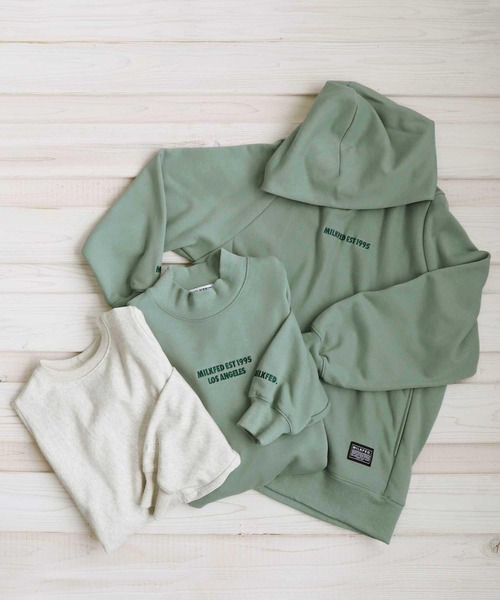 MILKFED.(ミルクフェド)の「MINI EMBROIDERED SWEAT DRESS(ワンピース・レディース・ベージュ/オフホワイト/ブラック/ライトグリーン・ONE SIZE)」の18枚目の写真