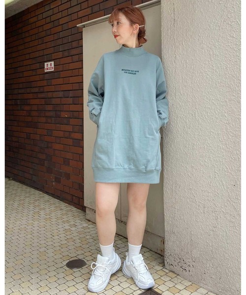 MILKFED.(ミルクフェド)の「MINI EMBROIDERED SWEAT DRESS(ワンピース・レディース・ベージュ/オフホワイト/ブラック/ライトグリーン・ONE SIZE)」の22枚目の写真