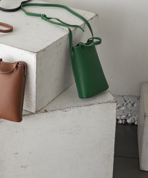 Kari & lili（カウリアンドリィリィ）の「square mini shoulder（ショルダーバッグ・レディース・ブラック/ブラウン/グリーン・FREE）」の3枚目の写真