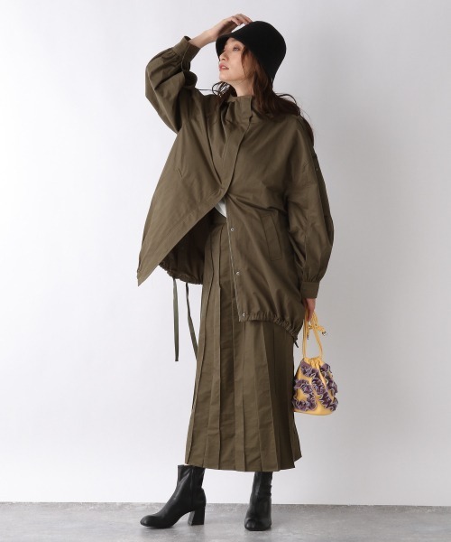 JEANASIS(ジーナシス)の「コットンナイロンピンタックプリーツスカート/237807(スカート・レディース・ベージュ/カーキ・SMALL/MEDIUM)」の15枚目の写真