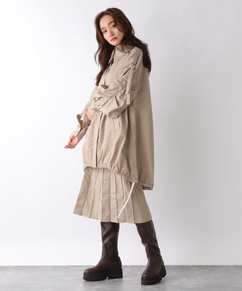 JEANASIS(ジーナシス)の「コットンナイロンピンタックプリーツスカート/237807(スカート・レディース・ベージュ/カーキ・SMALL/MEDIUM)」の13枚目の写真