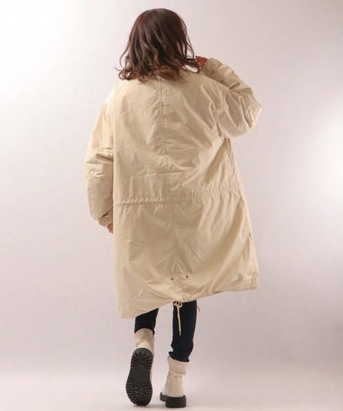 Revo.(レボ)の「コットンナイロンツイルスタンドカラーモッズコート(モッズコート・メンズ・ブラック/オリーブ/アイボリー・M/L)」の7枚目の写真