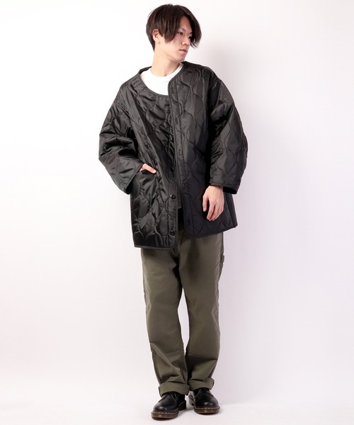 Revo.(レボ)の「コットンナイロンツイルスタンドカラーモッズコート(モッズコート・メンズ・ブラック/オリーブ/アイボリー・M/L)」の18枚目の写真