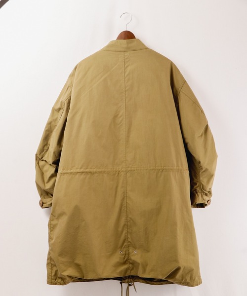 Revo.(レボ)の「コットンナイロンツイルスタンドカラーモッズコート(モッズコート・メンズ・ブラック/オリーブ/アイボリー・M/L)」の20枚目の写真