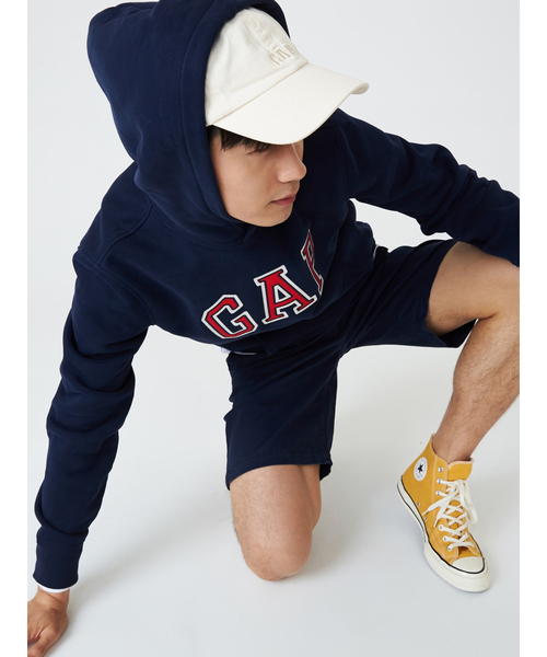 GAP（ギャップ）の「GAPロゴ カーボナイズドフリース オーバーパーカー（パーカー・メンズ・ブラック/ネイビー/グレー/ホワイト系その他・S/M/L/XS/XXS/XL）」の19枚目の写真