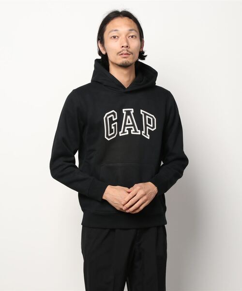 GAP（ギャップ）の「GAPロゴ カーボナイズドフリース オーバーパーカー（パーカー・メンズ・ブラック/ネイビー/グレー/ホワイト系その他・S/M/L/XS/XXS/XL）」の8枚目の写真