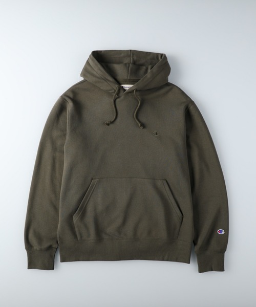 Champion(チャンピオン)の「【Champion】ムジパーカースウェット(スウェット・メンズ・ベージュ/パープル/ホワイト/グレー/ブラック/ロイヤルブルー/グリーン/オレンジ/オフホワイト/サックスブルー・S/M/XL/L)」の7枚目の写真