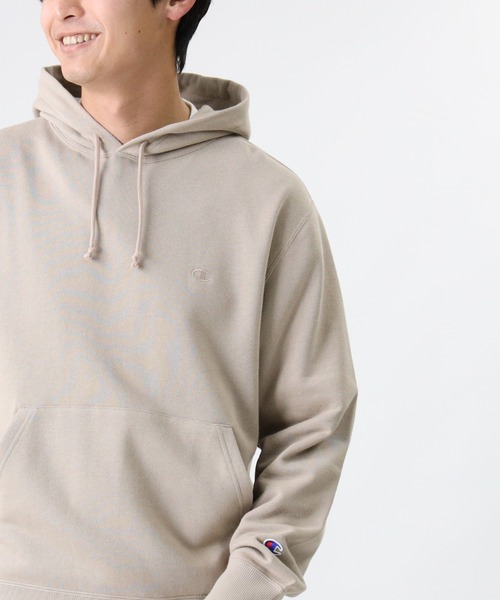 Champion(チャンピオン)の「【Champion】ムジパーカースウェット(スウェット・メンズ・ベージュ/パープル/ホワイト/グレー/ブラック/ロイヤルブルー/グリーン/オレンジ/オフホワイト/サックスブルー・S/M/XL/L)」の14枚目の写真