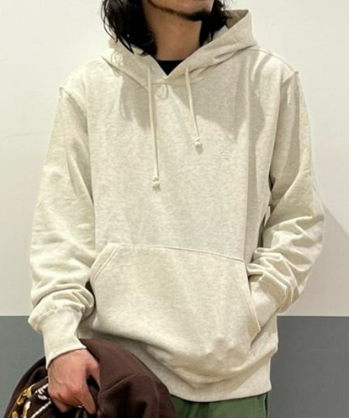 Champion(チャンピオン)の「【Champion】ムジパーカースウェット(スウェット・メンズ・ベージュ/パープル/ホワイト/グレー/ブラック/ロイヤルブルー/グリーン/オレンジ/オフホワイト/サックスブルー・S/M/XL/L)」の12枚目の写真