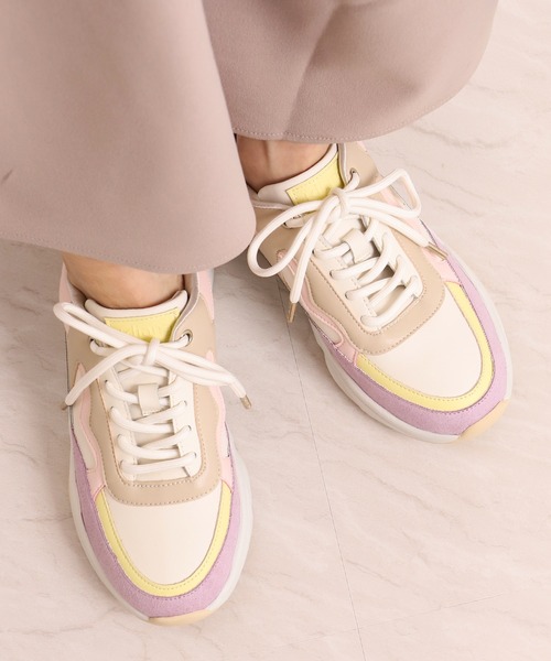 【美品】+diana プラスダイアナ【HIT ITEM】大人ダッドスニーカー ＋diana プラスダイアナ +diana 【HIT ITEM】大人ダッド