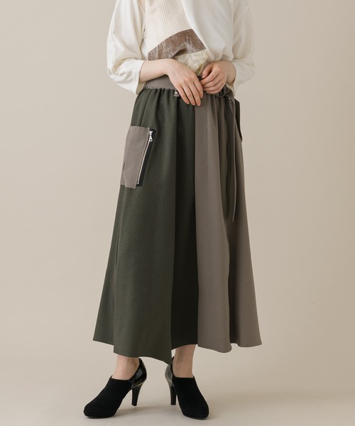 La SRIC（ラスリック）の「La SRIC サイドZIPデザインスカート