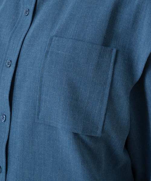 Kastane（カスタネ）の「【マルチウェイ】マルチウェイレイヤードブラウス（シャツ/ブラウス・レディース・ブラウン/インディゴブルー・FREE）」の22枚目の写真