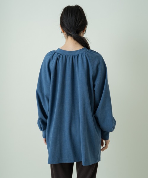 Kastane（カスタネ）の「【マルチウェイ】マルチウェイレイヤードブラウス（シャツ/ブラウス・レディース・ブラウン/インディゴブルー・FREE）」の16枚目の写真