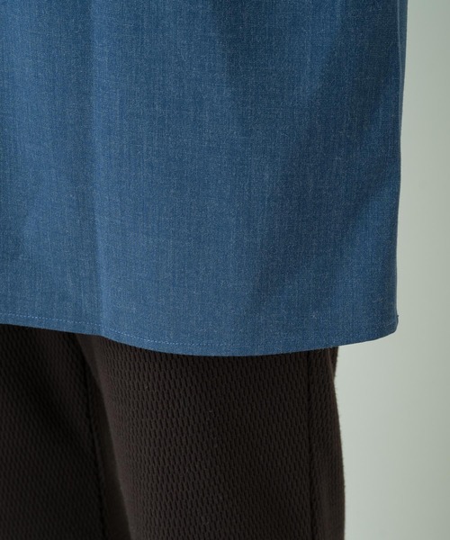 Kastane（カスタネ）の「【マルチウェイ】マルチウェイレイヤードブラウス（シャツ/ブラウス・レディース・ブラウン/インディゴブルー・FREE）」の11枚目の写真