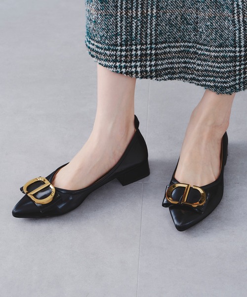 ORiental TRaffic（オリエンタルトラフィック）の「リボンモチーフパンプス/15309（パンプス・レディース・ベージュ/ブラック・33/34/35/36/37/38/39/40/41/42/43）」の11枚目の写真