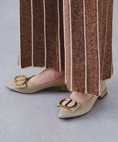 ORiental TRaffic（オリエンタルトラフィック）の「リボンモチーフパンプス/15309（パンプス・レディース・ベージュ/ブラック・33/34/35/36/37/38/39/40/41/42/43）」の16枚目の写真