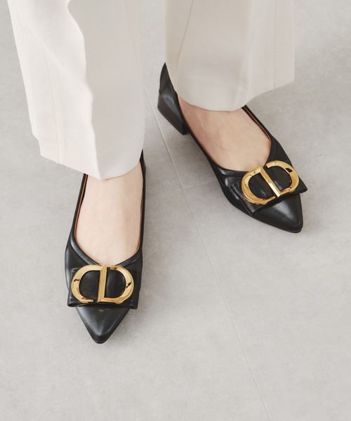 ORiental TRaffic（オリエンタルトラフィック）の「リボンモチーフパンプス/15309（パンプス・レディース・ベージュ/ブラック・33/34/35/36/37/38/39/40/41/42/43）」の13枚目の写真