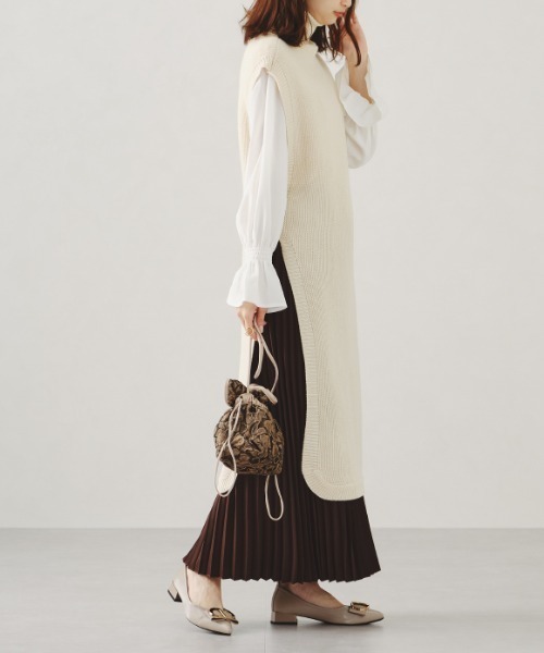 ORiental TRaffic（オリエンタルトラフィック）の「リボンモチーフパンプス/15309（パンプス・レディース・ベージュ/ブラック・33/34/35/36/37/38/39/40/41/42/43）」の20枚目の写真