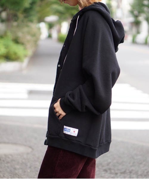 C.E.L.STORE(セルストア)の「GERRY COSBY/ジェリーコスビー 90S LOOPWHEEL SNAP HOODIE(パーカー・メンズ・ネイビー/ヘザーグレー/ブラック・LARGE/MEDIUM)」の6枚目の写真