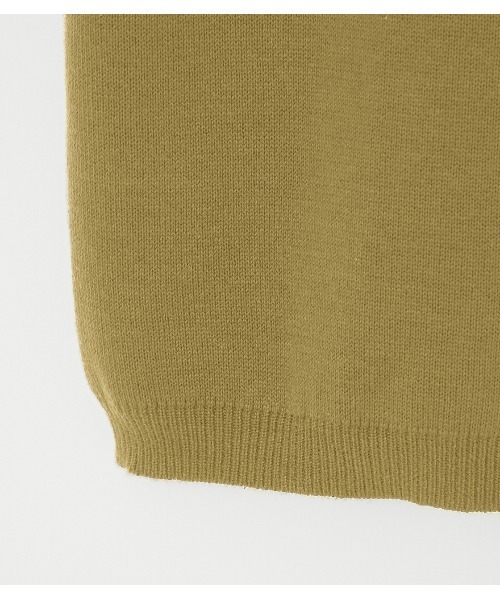 AZUL by moussy（アズールバイマウジー）の「【PLUS】VOLUME SLEEVE KNIT ONEPIECE/ボリュームスリーブニットワンピース（ワンピース・レディース・ブラック/ライトグリーン/ダークカーキ・FREE）」の21枚目の写真