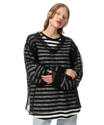SLY | SHEER KNIT TOPS/シアーニットトップス(ニット/セーター)