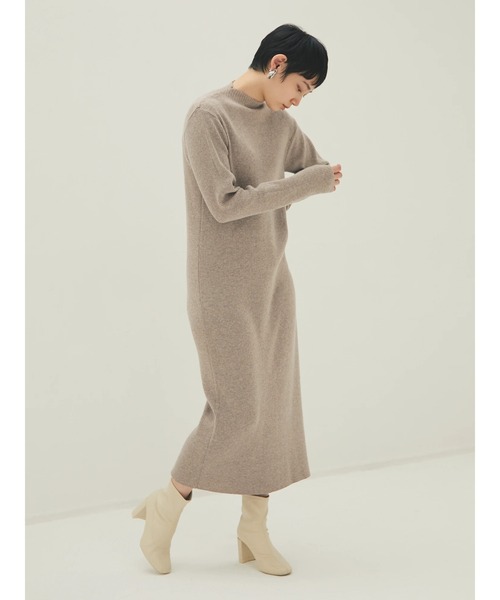 armonia（アルモニーア）の「armonia・ベストセットニットワンピース＊（ワンピース・レディース・ネイビー/キャメル/ベージュ・FREE）」の19枚目の写真