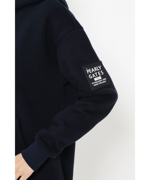 PEARLY GATES】吊風裏毛起毛 プルオーバー フーディ ワンピース 工場直営店